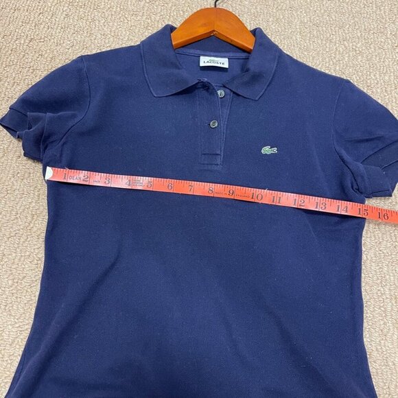 Lacoste Piqué Polo T-Shirt Blue - Picture 12 of 12